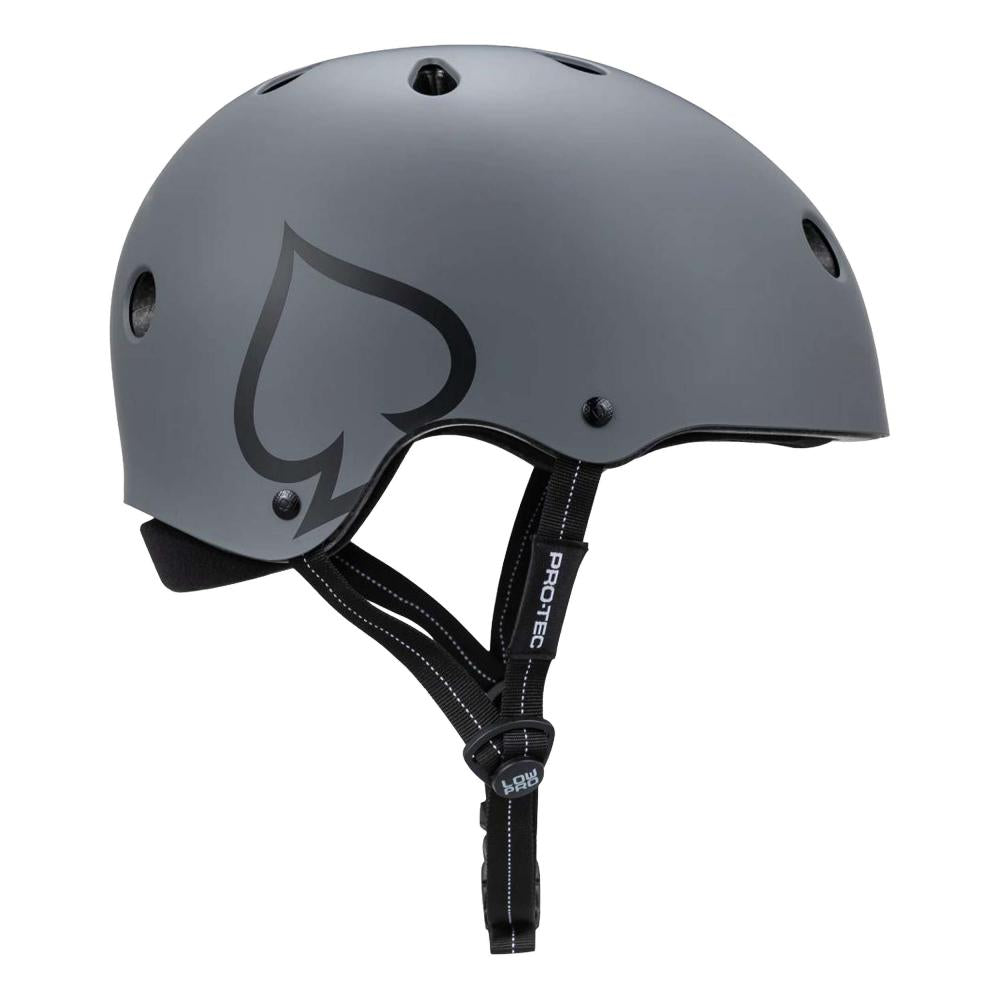 Pro-Tec Low Pro Grey Helmet