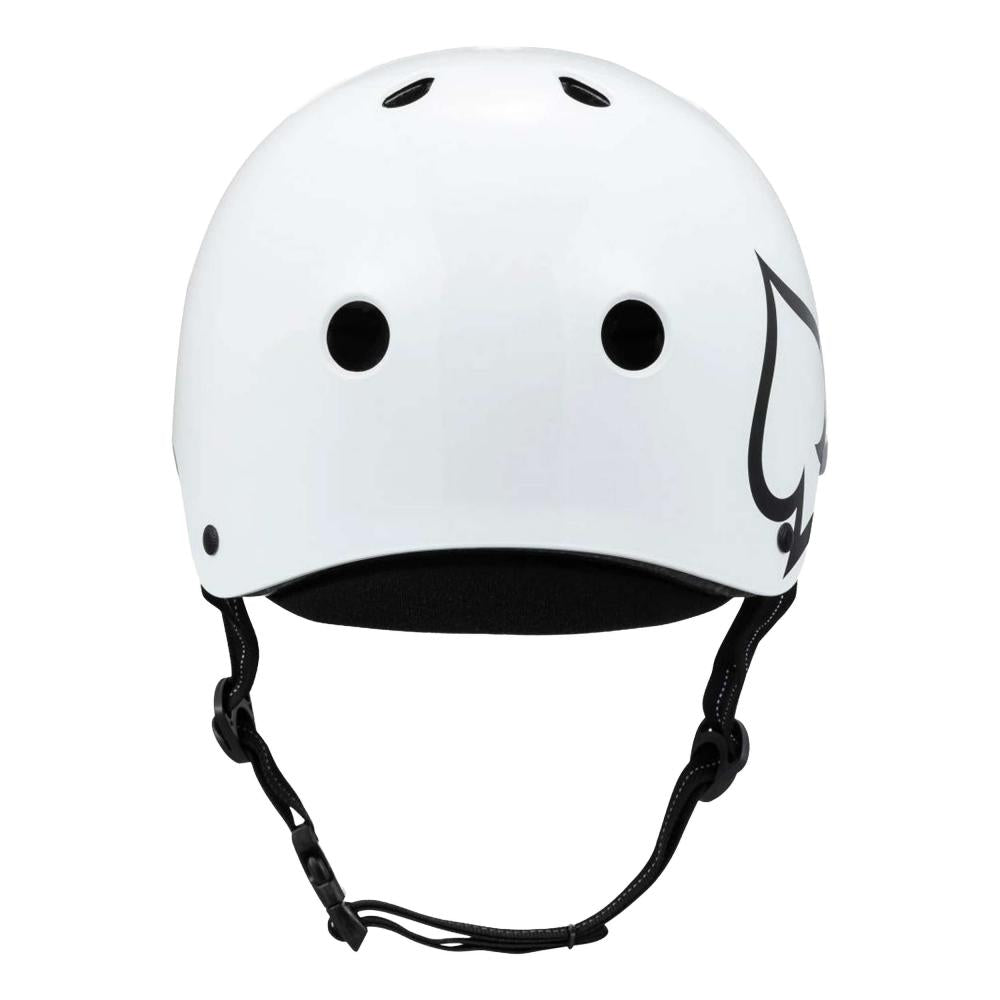 Pro-Tec Low Pro Gloss White Helmet