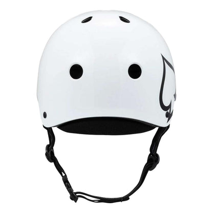 Pro-Tec Low Pro Gloss White Helmet