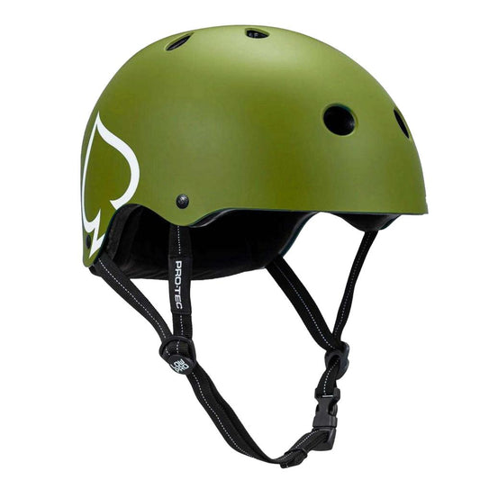 Pro-Tec Low Pro Army / Green Matte Helmet