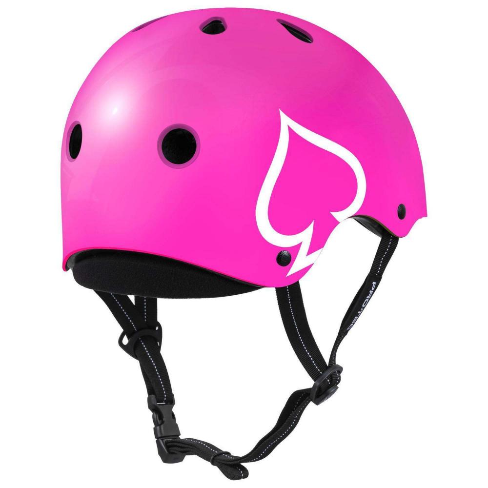 Pro-Tec Low Pro Pink Gloss Helmet