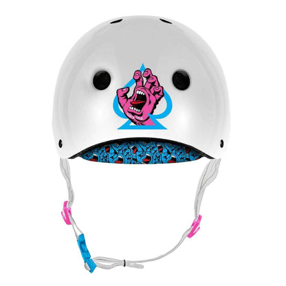 Pro-Tec X Santa Cruz Low Pro White Gloss Helmet