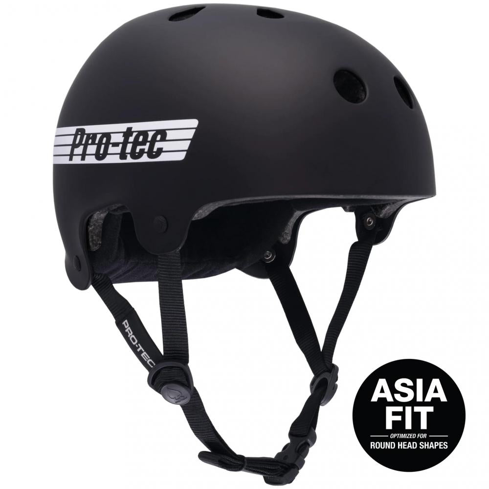 Pro-Tec Old School Low Pro Asia Matte Black Helmet