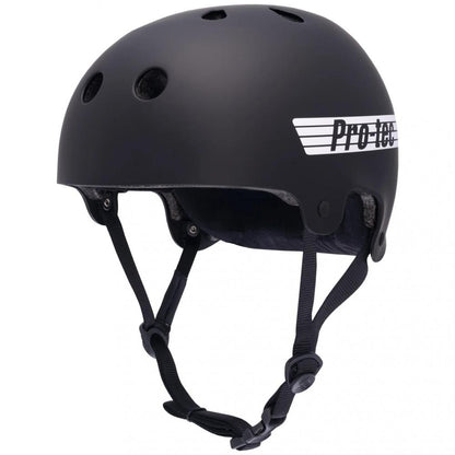 Pro-Tec Old School Low Pro Asia Matte Black Helmet