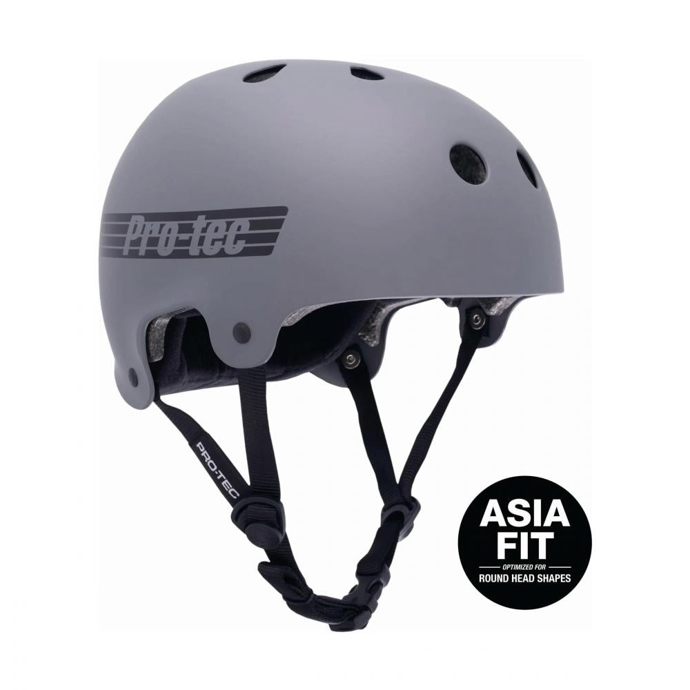 Pro-Tec Old School Low Pro Asia Matte Grey Helmet