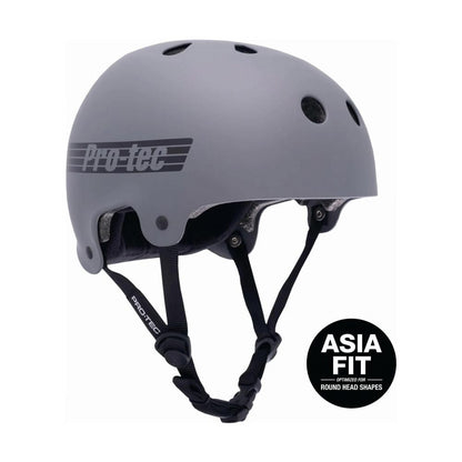 Pro-Tec Old School Low Pro Asia Matte Grey Helmet