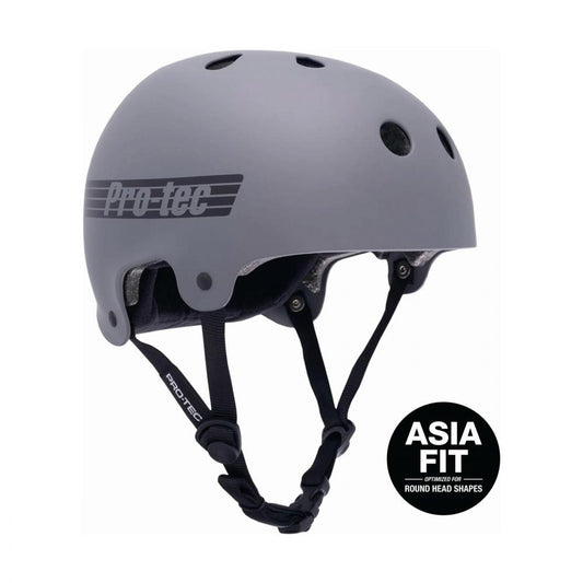 Pro-Tec Old School Low Pro Asia Matte Grey Helmet