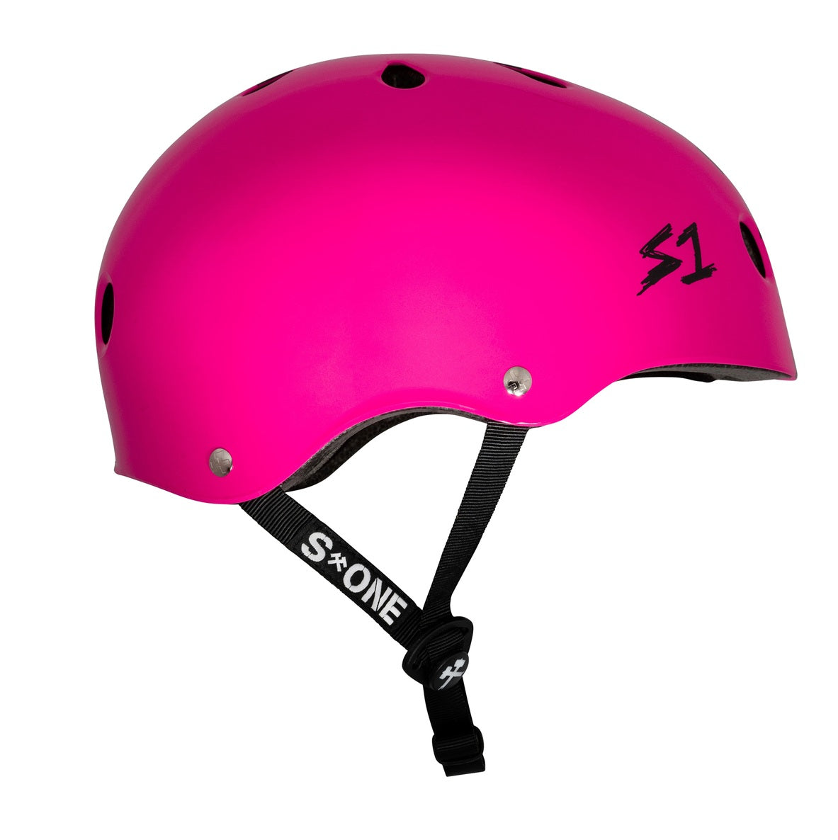 S-One Lifer Pink Gloss Checkers Helmet