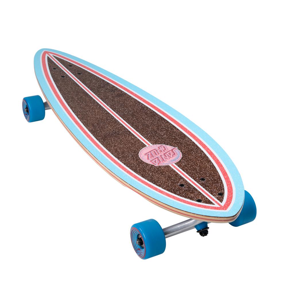 Santa Cruz Decoder Wave Pintail Longboard Complete 33"