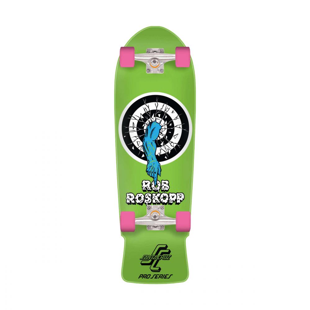 Santa Cruz Roskopp One Green/White Cruiser Complete 10"