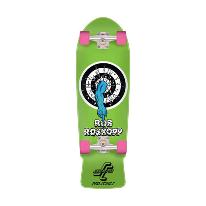 Santa Cruz Roskopp One Green/White Cruiser Complete 10"
