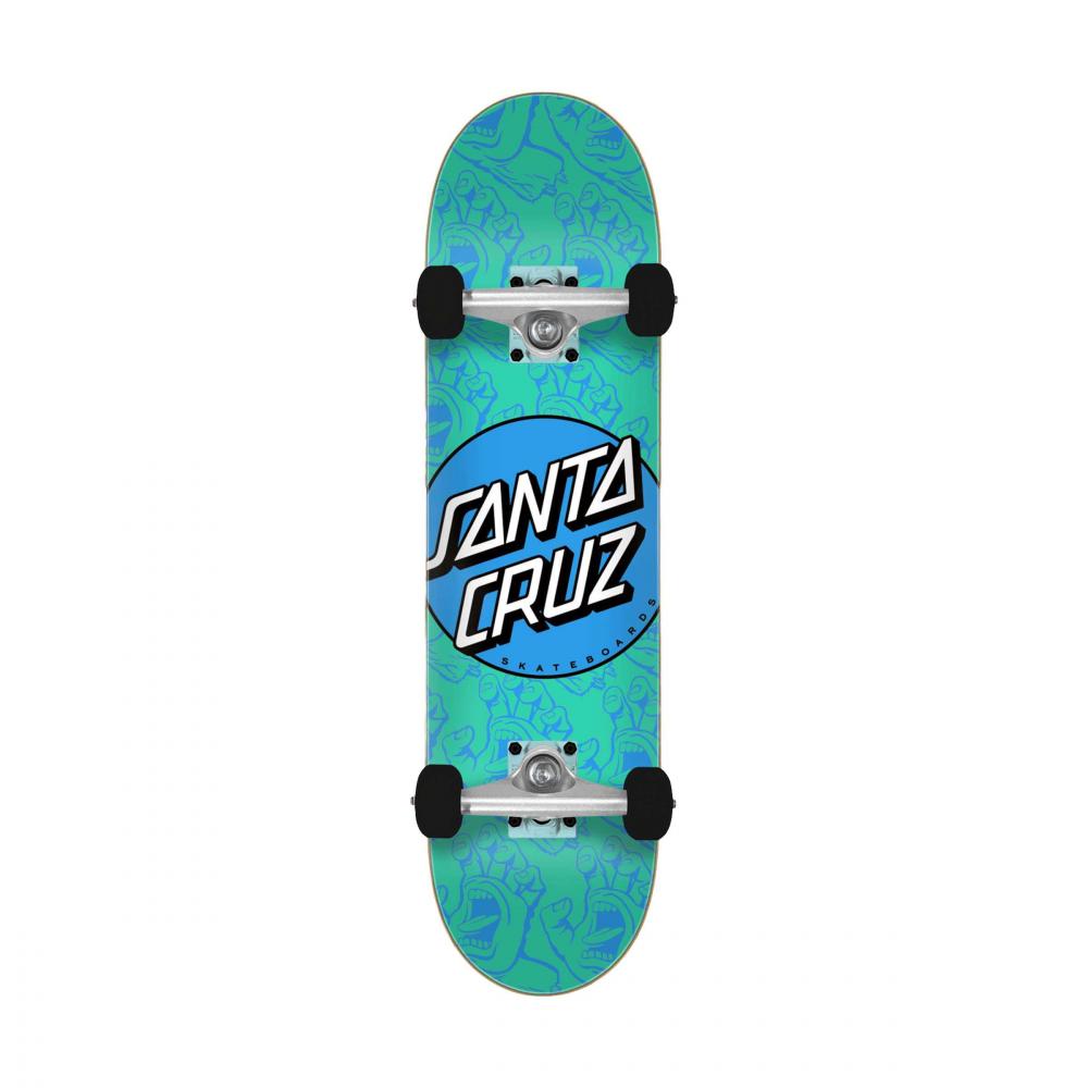 Santa Cruz Mini Other Dot Hands Complete Skateboard 7.75"