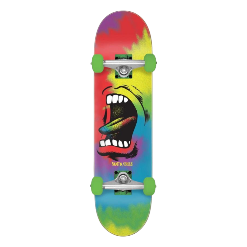 Santa Cruz Full Big Mouth Tie Dye Complete Skateboard 8.0"