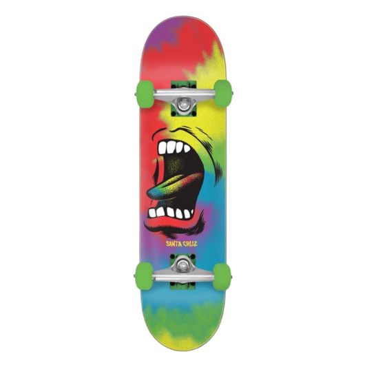 Santa Cruz Full Big Mouth Tie Dye Complete Skateboard 8.0"