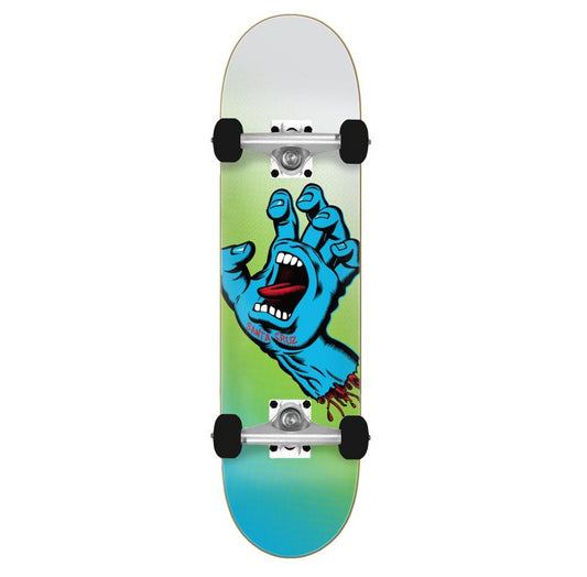 Santa Cruz Full Screaming Hand Color Fade Complete Skateboard 8.0"