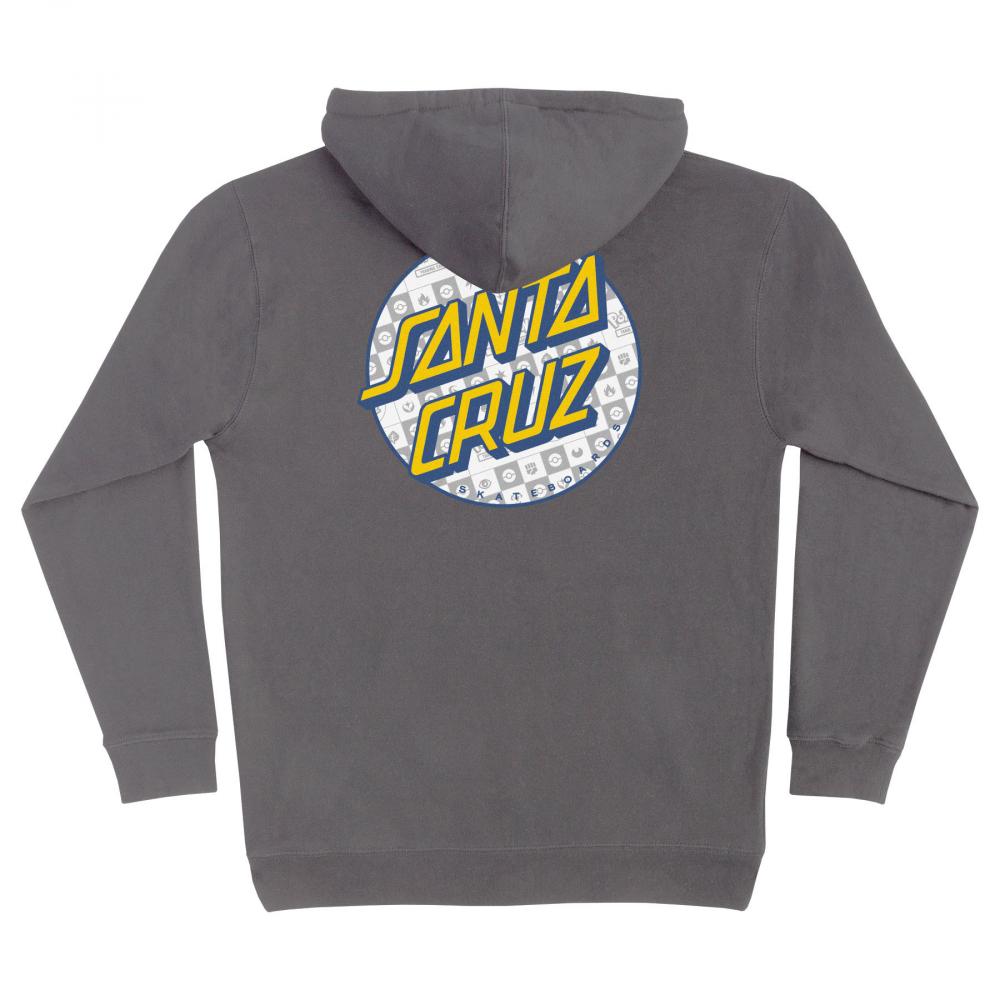 Santa Cruz Hoodie Pokemon Energy Dot Charcoal