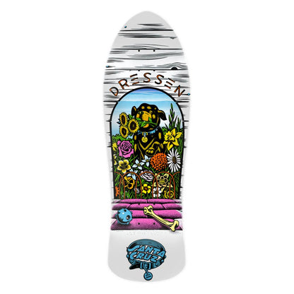 Santa Cruz Dressen Pup Reissue Skateboard Deck 9.5"