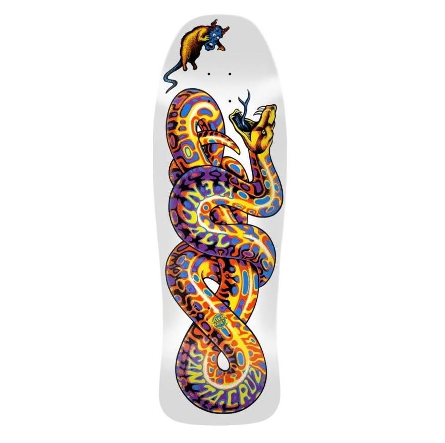 Santa Cruz Kendall Snake Reissue White Skateboard Deck 9.975"