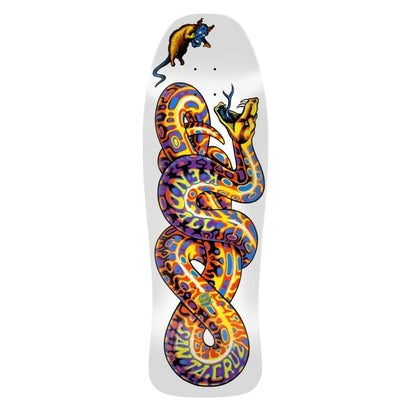 Santa Cruz Kendall Snake Reissue White Skateboard Deck 9.975"