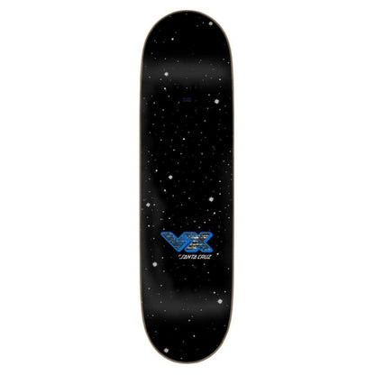 Santa Cruz Wooten Part Two Black/Silver/Blue VX Skateboard Deck 8.5"