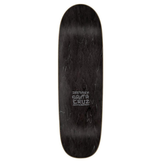 Santa Cruz Dressen Skull Rose Shaped Skateboard Deck 9.25"