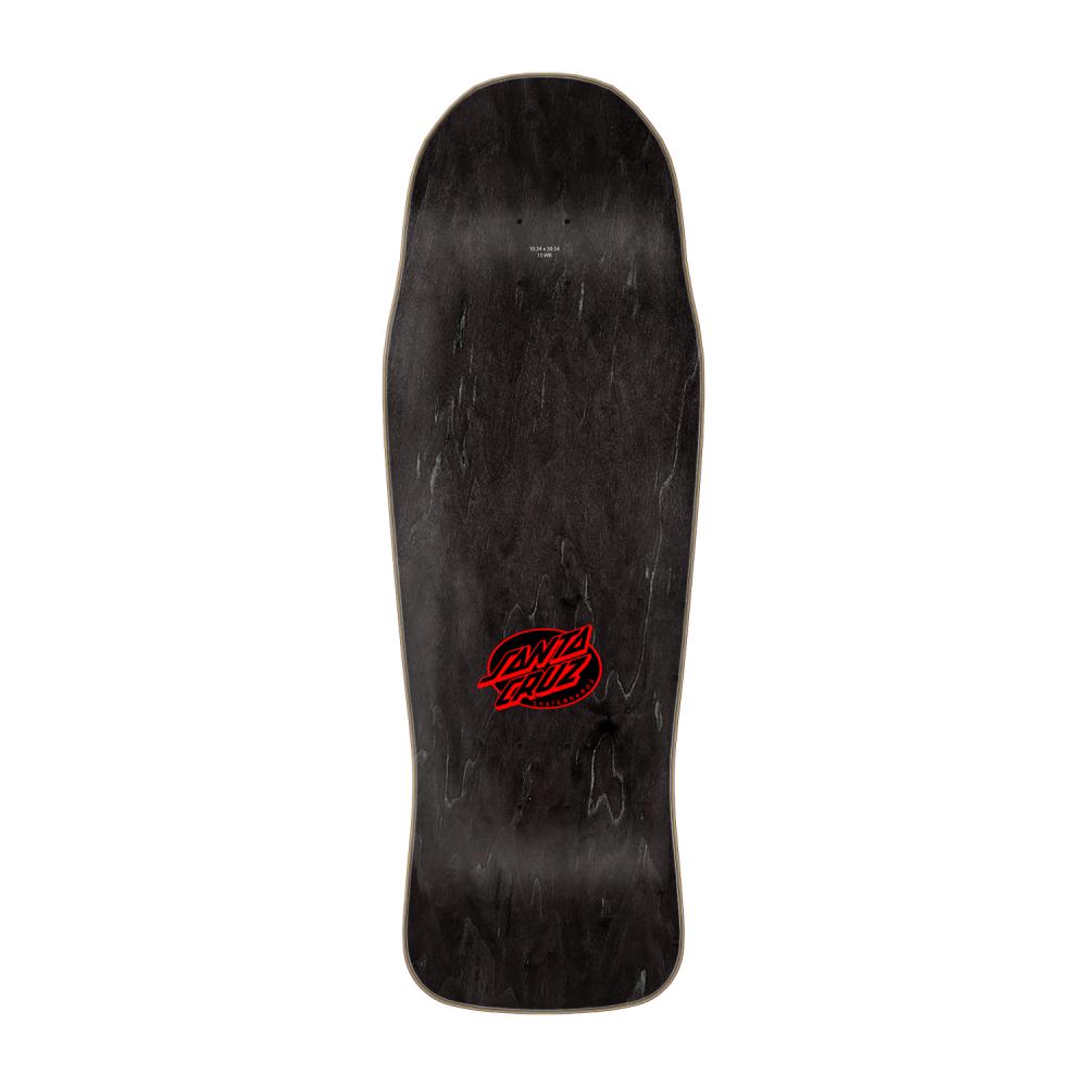 Santa Cruz Winkowski Primeval Fire Shaped Skateboard Deck 10.34"