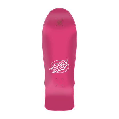 Santa Cruz Grabke Exploding Clock Neon Pink Reissue Skateboard Deck 10.04"