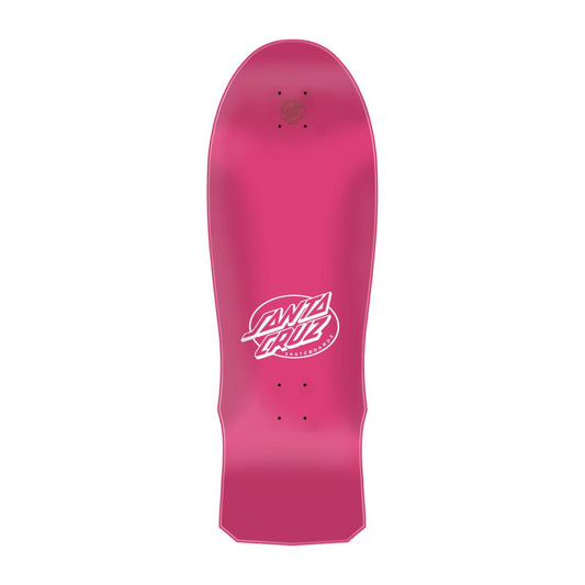 Santa Cruz Grabke Exploding Clock Neon Pink Reissue Skateboard Deck 10.04"