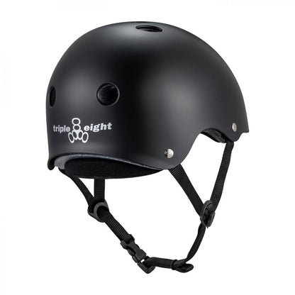 Triple Eight Deep Cover Black Helmet