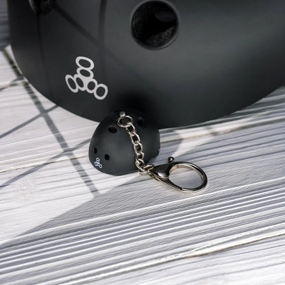Triple Eight Key Chain Helmet - Black