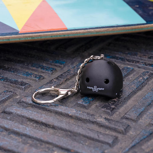 Triple Eight Key Chain Helmet - Black
