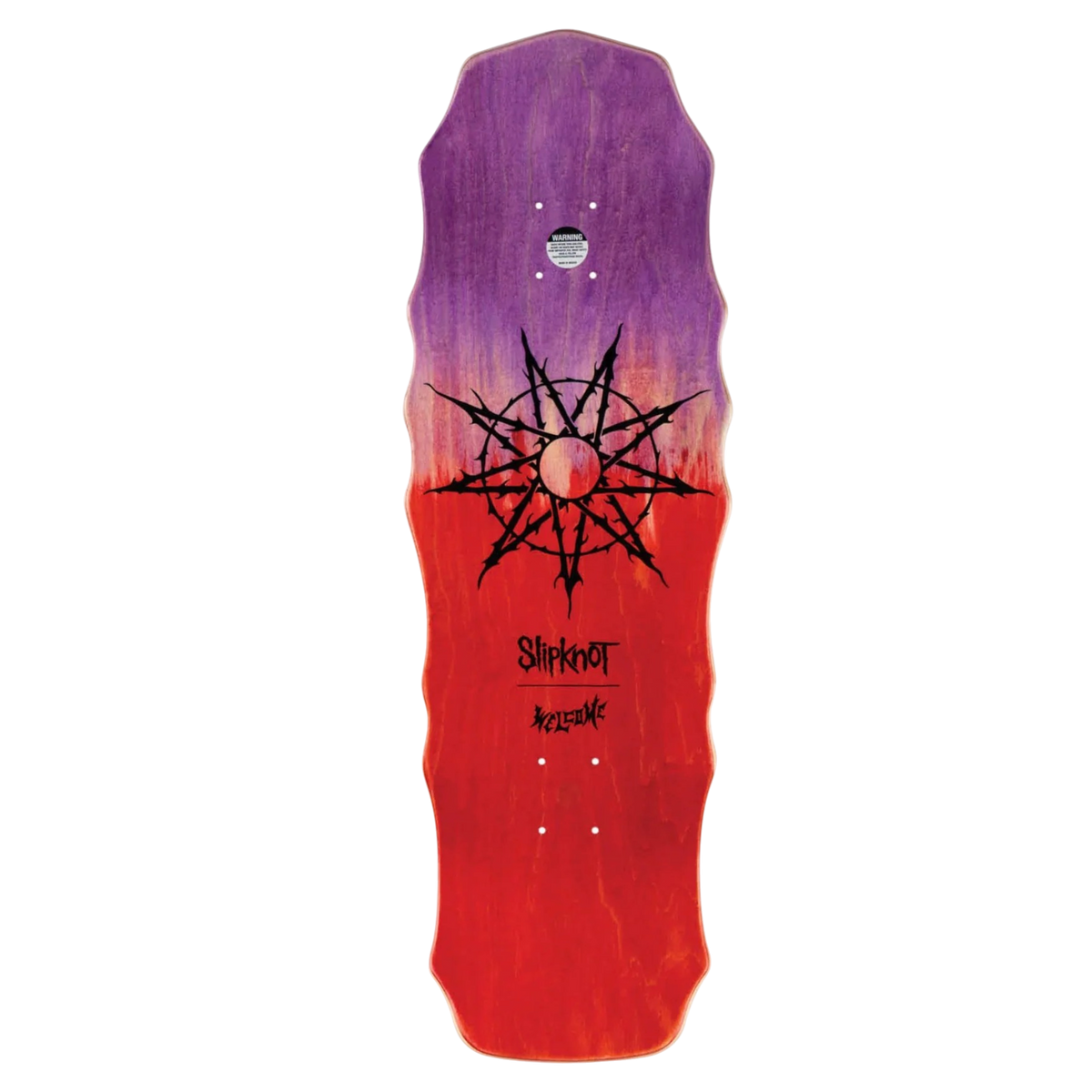 Welcome x Slipknot Tribal S on Widow Skateboard Deck 10"
