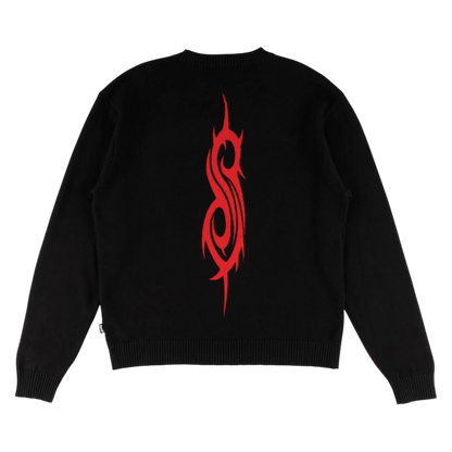 Welcome x Slipknot Overprint Knit Black/Red Sweatshirt
