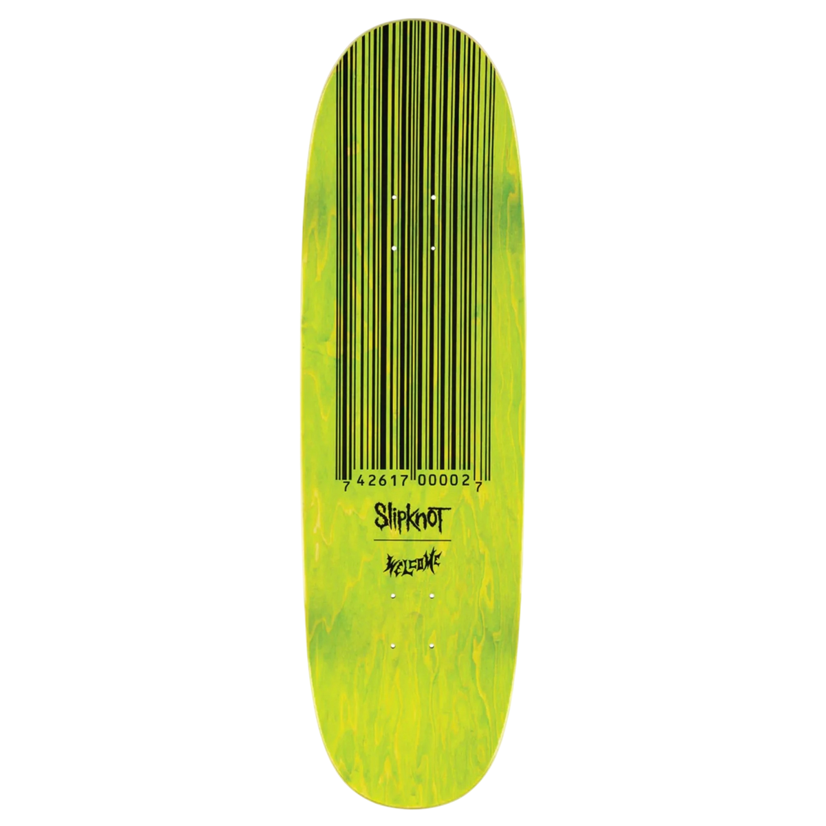 Welcome x Slipknot Oval Logo on Boline 2.0 Skateboard Deck 9.5"