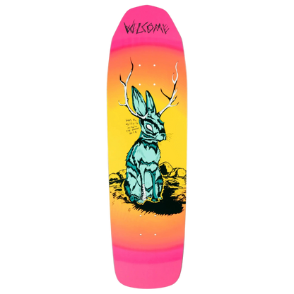 Welcome Jackalope on Basilisk Skateboard Deck 9.0"