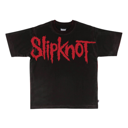 Welcome x Slipknot Barcode Boxy Overprint T-Shirt