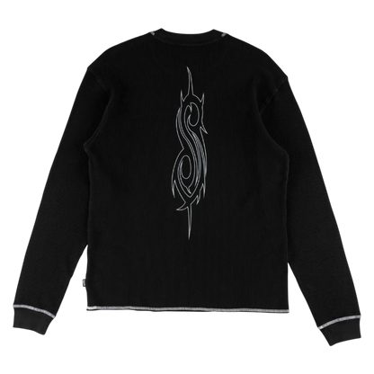 Welcome x Slipknot Masks Boxy Contrast Stitch Thermal Longsleeve