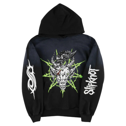 Welcome x Slipknot Ravenous Distressed Sun Fade Hoodie