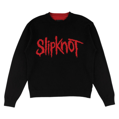Welcome x Slipknot Overprint Knit Black/Red Sweatshirt