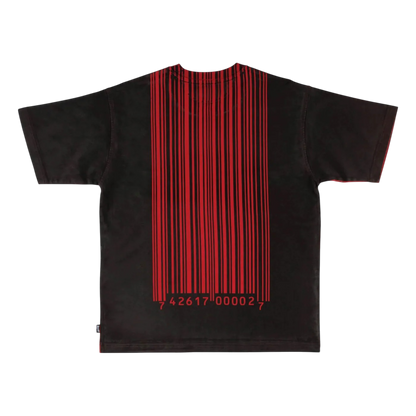 Welcome x Slipknot Barcode Boxy Overprint T-Shirt
