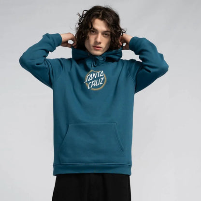Santa Cruz Hoodie Vile Dot Front - Dark Teal