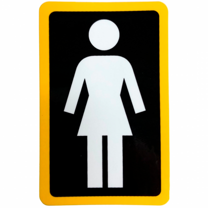 Autocolante Girl OG Logo 6"