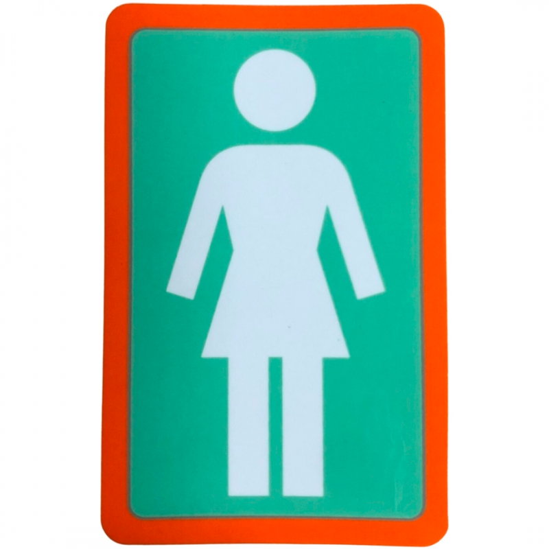 Autocolante Girl OG Logo 6"