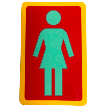 Autocolante Girl OG Logo 6"