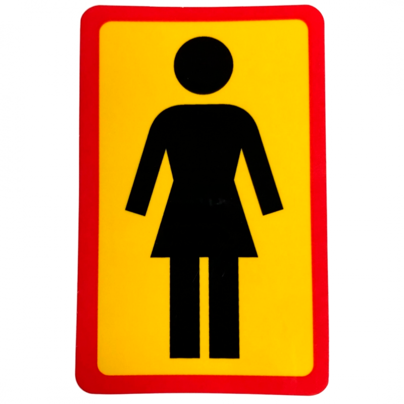 Autocolante Girl OG Logo 6"