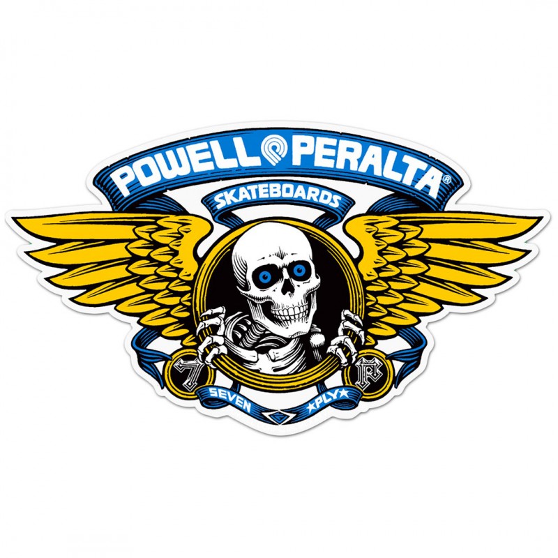 Autocolantes Powell Peralta Winged Ripper Blue - 5"