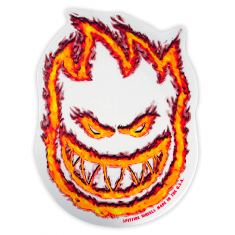 Autocolantes Spitfire Charred Head Large – NO23 Skateboards