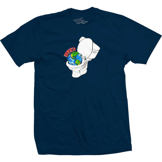 Baker Flushed T-Shirt - Blue