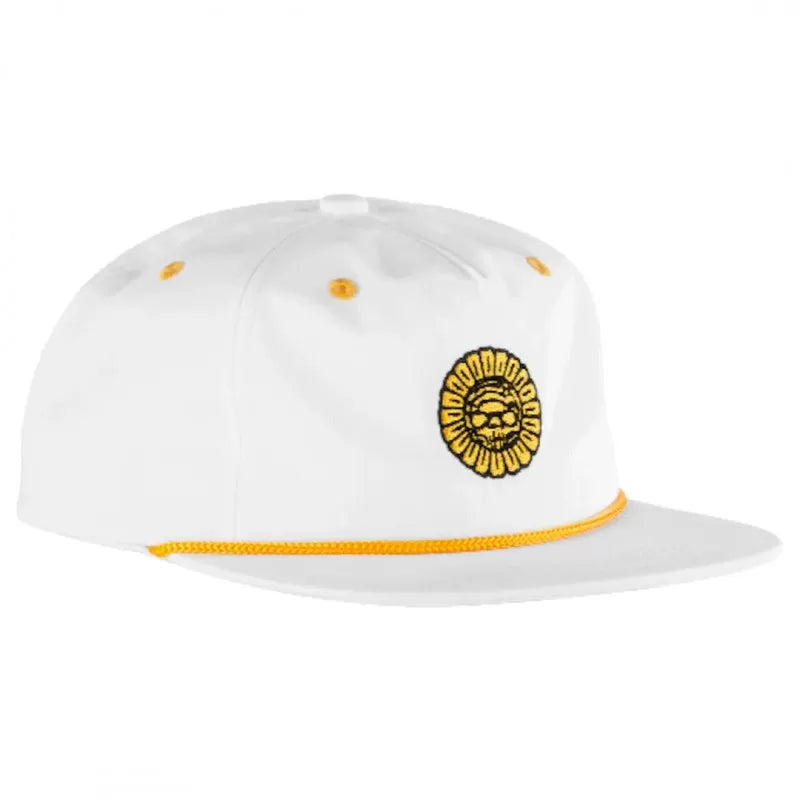 Bones Pushing Up Daisies Low Pro Cap - White