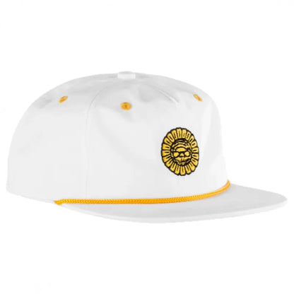 Bones Pushing Up Daisies Low Pro Cap - White